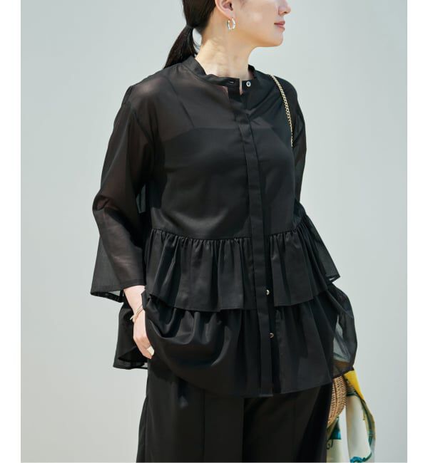 VERMEIL par iena「シアーティアードシャツ」|シャツ・ブラウス|