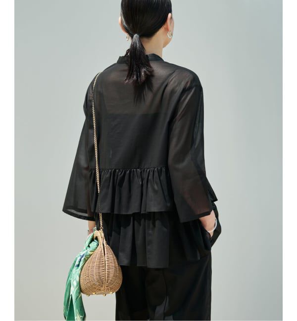 VERMEIL par iena「シアーティアードシャツ」|シャツ・ブラウス|