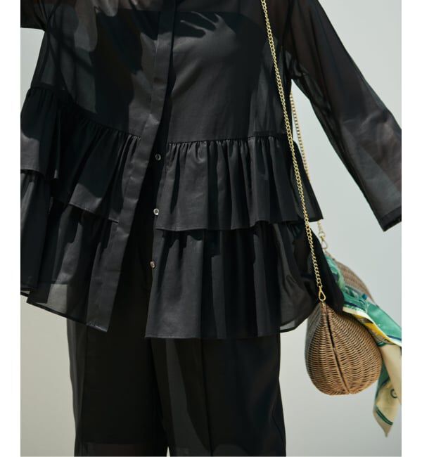 VERMEIL par iena「シアーティアードシャツ」|シャツ・ブラウス|