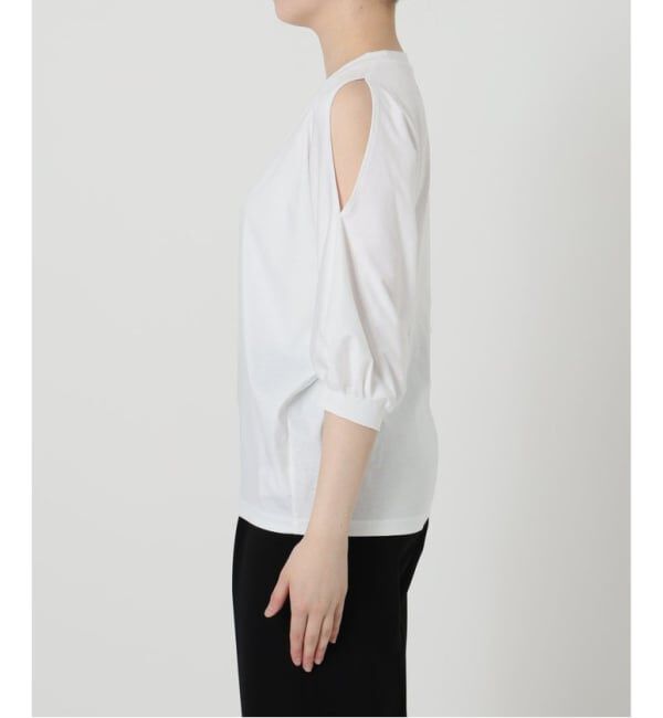 VERMEIL par iena「《追加》ショールスリットカットソー」|Tシャツ・カットソー|