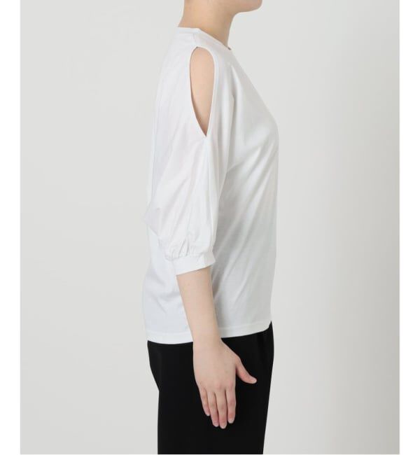 VERMEIL par iena「《追加》ショールスリットカットソー」|Tシャツ・カットソー|