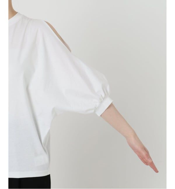 VERMEIL par iena「《追加》ショールスリットカットソー」|Tシャツ・カットソー|