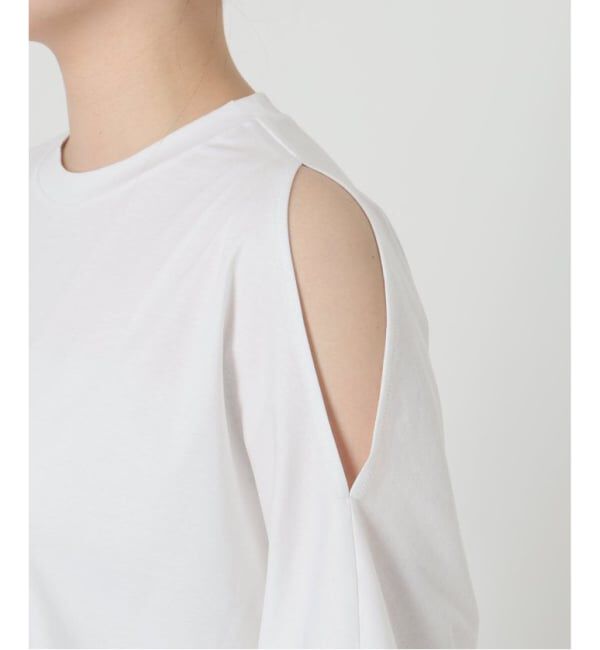 VERMEIL par iena「《追加》ショールスリットカットソー」|Tシャツ・カットソー|