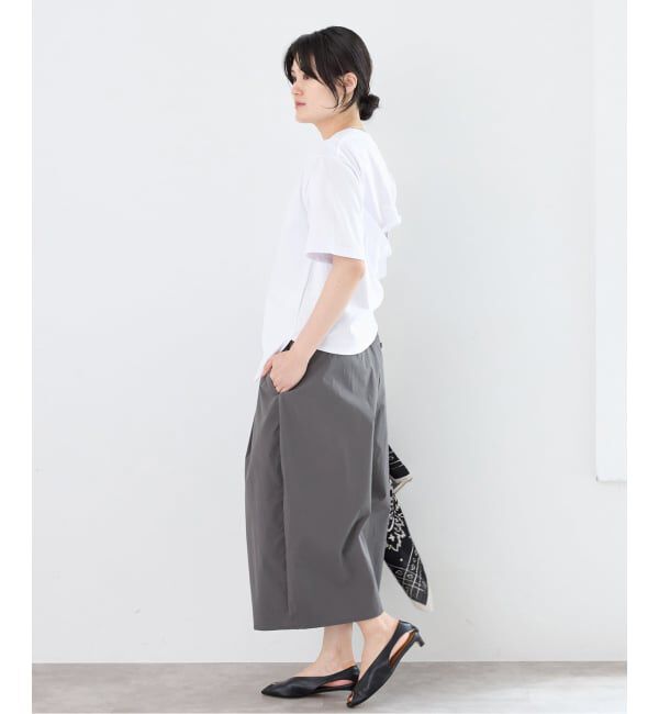 IENA「FOLKIN' VIOLETTE ROOM BACK OPEN TEE Tシャツ FVR26411」|Tシャツ・カットソー|