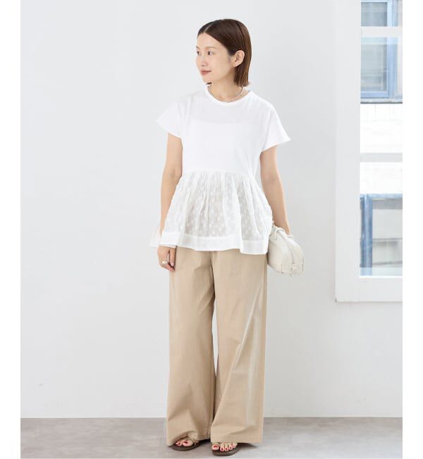 IENA「TORRAZZO DONNA/トラッゾドンナ ドットTシャツ」|Tシャツ・カットソー|