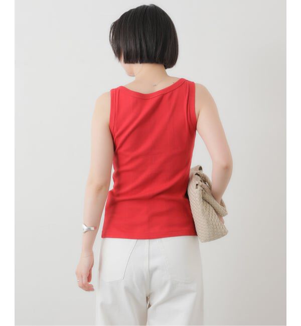 SLOBE IENA「miller/ミラー SLOBE別注 ボートネックタンクトップ」|Tシャツ・カットソー|