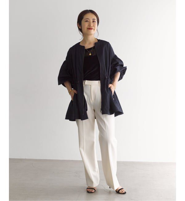 VERMEIL par iena「《WEB限定／追加3予約》ノーカラーギャザーブルゾン」|その他|