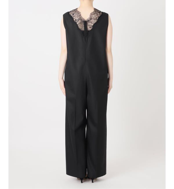 VERMEIL par iena「《一部カラーWEB限定／予約》Lace Neck オールインワン」|オールインワン|