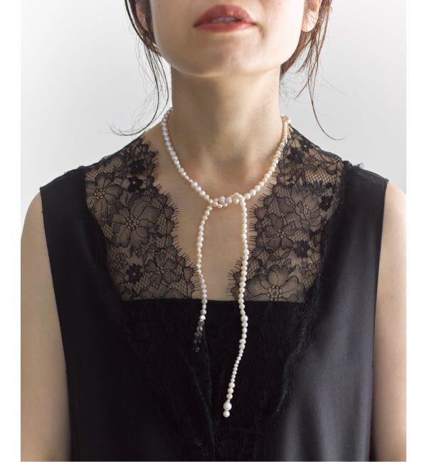 VERMEIL par iena「《一部カラーWEB限定／予約》Lace Neck オールインワン」|オールインワン|