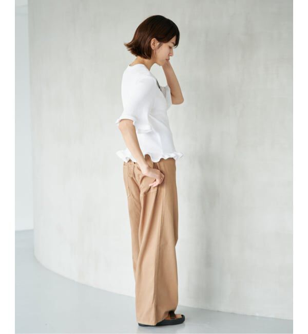 IENA「オーガニックコットン WAVE Tシャツ」|Tシャツ・カットソー|