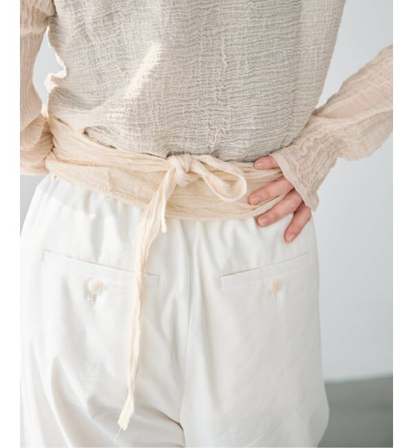 IENA「《追加予約》LES ATELIERS FRANCAIS DE CONFECTION Cache Coeur PE26JPCACHE」|シャツ・ブラウス|