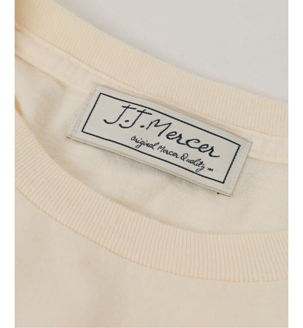 IENA「《予約》J.J.Mercer/ジェイジェイマーサー ロゴTシャツ A」|Tシャツ・カットソー|