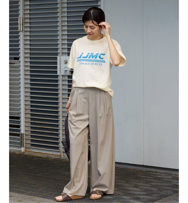 IENA「《予約》J.J.Mercer/ジェイジェイマーサー ロゴTシャツ A」|Tシャツ・カットソー|