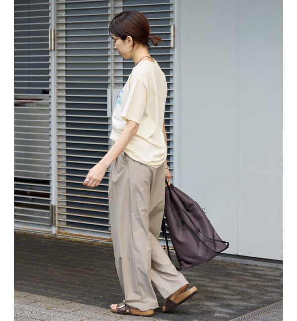 IENA「《予約》J.J.Mercer/ジェイジェイマーサー ロゴTシャツ A」|Tシャツ・カットソー|