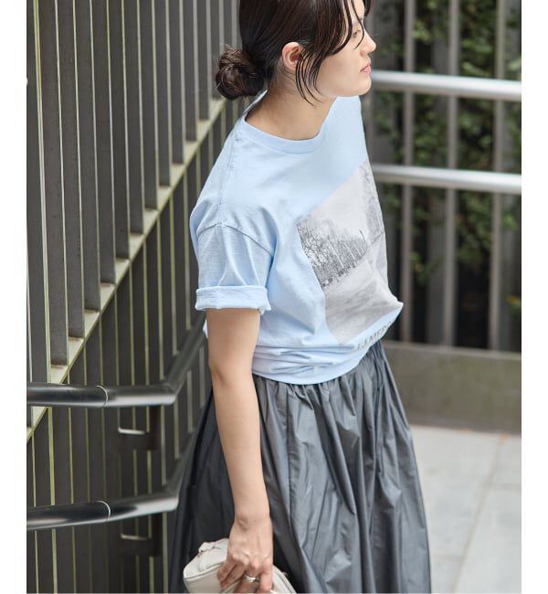 IENA「《予約》J.J.Mercer/ジェイジェイマーサー フレンチフォトTシャツ C」|Tシャツ・カットソー|