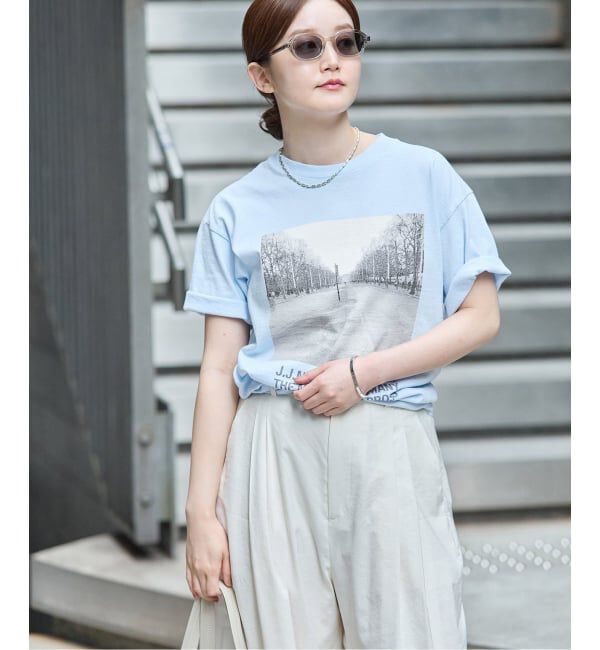 IENA「《予約》J.J.Mercer/ジェイジェイマーサー フレンチフォトTシャツ C」|Tシャツ・カットソー|