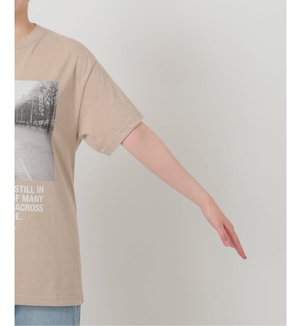 IENA「《一部店舗・WEB限定/予約》J.J.Mercer フレンチフォトTシャツ F」|Tシャツ・カットソー|