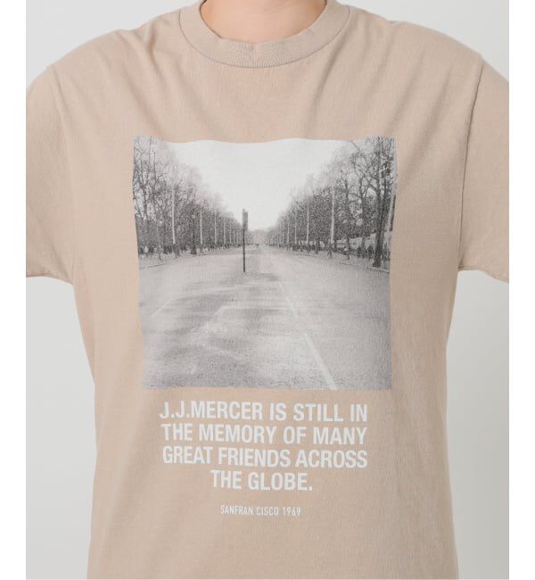 IENA「《一部店舗・WEB限定/予約》J.J.Mercer フレンチフォトTシャツ F」|Tシャツ・カットソー|