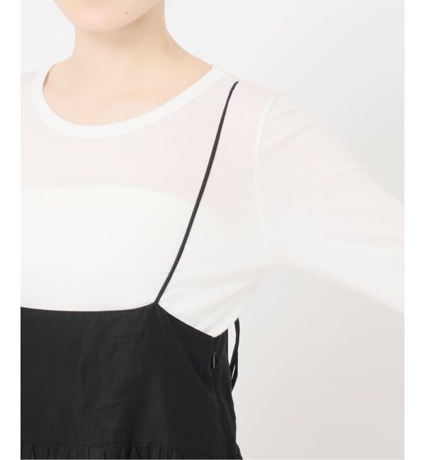 IENA「《予約》MARILYN MOON/マリリンムーン sheer cotton 2way op ワンピース 4263-105」|ワンピース|