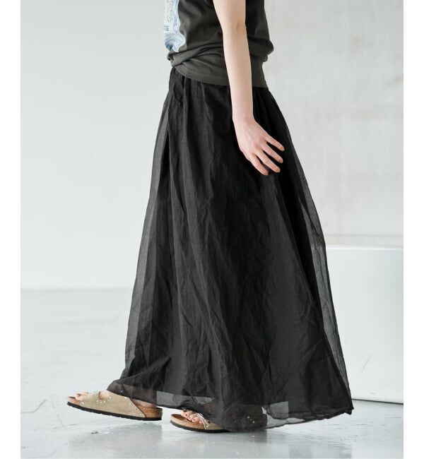 IENA「《予約》MARILYN MOON/マリリンムーン sheer cotton 2way op ワンピース 4263-105」|ワンピース|