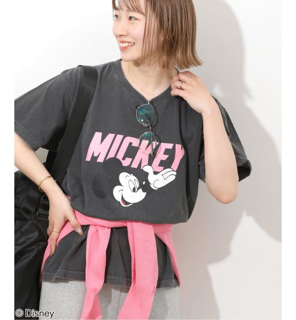 JOURNAL STANDARD relume「【GOOD ROCK SPEED / グッドロックスピード】＜MICKEY MOUSE＞Tシャツ」|Tシャツ・カットソー|ブラック