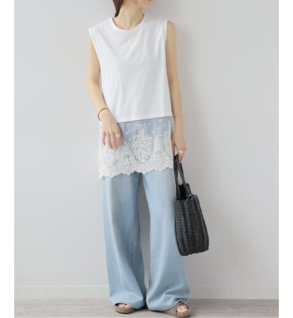 JOURNAL STANDARD relume「《追加》ストリングワイドデニム」|デニム|