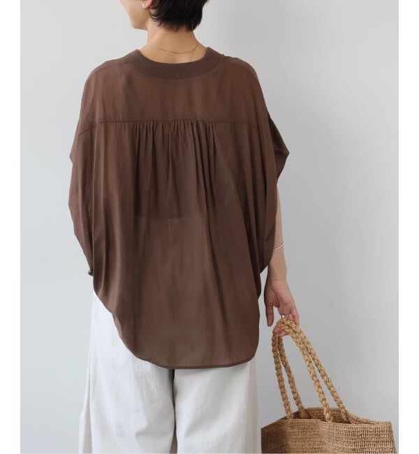 JOURNAL STANDARD relume「T/R強撚フレンチスリーブブラウス」|シャツ・ブラウス|