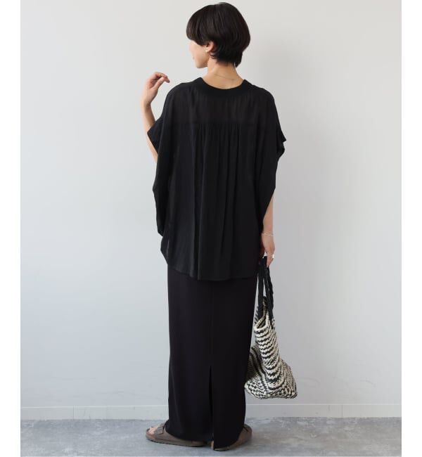 JOURNAL STANDARD relume「T/R強撚フレンチスリーブブラウス」|シャツ・ブラウス|