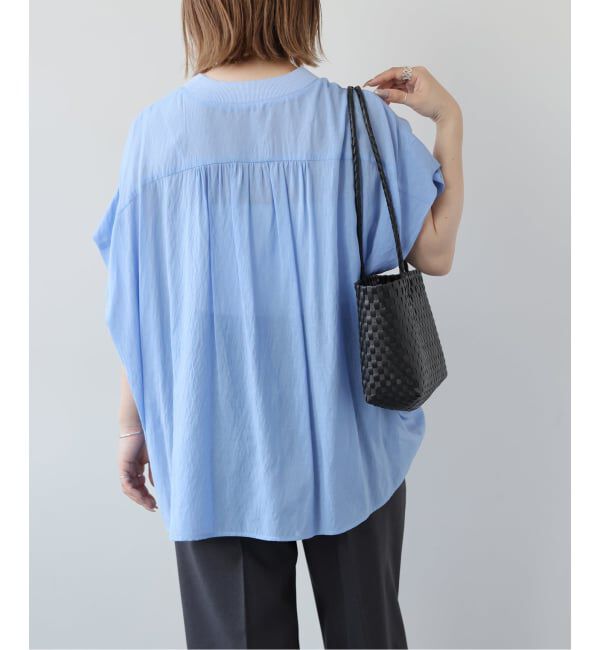 JOURNAL STANDARD relume「T/R強撚フレンチスリーブブラウス」|シャツ・ブラウス|