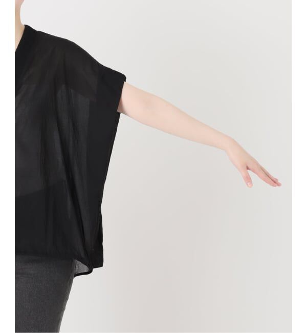 JOURNAL STANDARD relume「T/R強撚フレンチスリーブブラウス」|シャツ・ブラウス|
