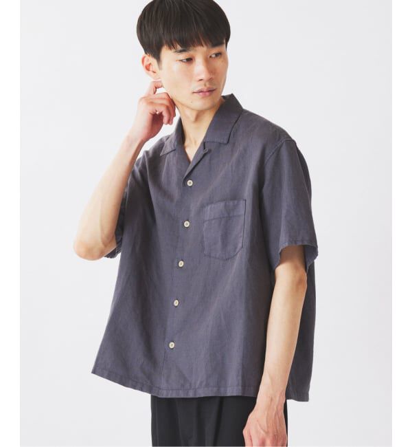 JOURNAL STANDARD relume「European Flax / ヨーロピアンフラックス ガーメントダイ リネン 半袖シャツ」|シャツ・ブラウス|