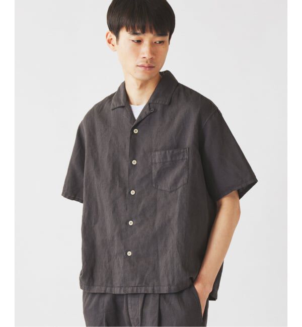 JOURNAL STANDARD relume「European Flax / ヨーロピアンフラックス ガーメントダイ リネン 半袖シャツ」|シャツ・ブラウス|