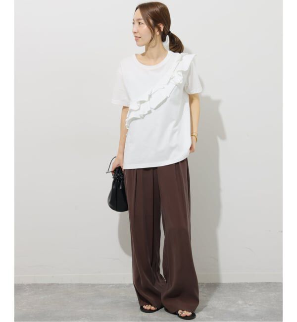 JOURNAL STANDARD relume「《WEB限定追加2》アシンメトリーフリルTEE」|Tシャツ・カットソー|
