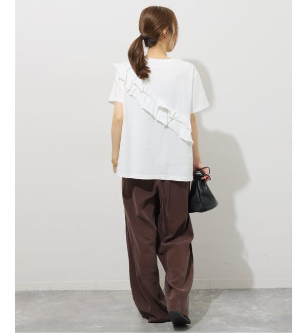 JOURNAL STANDARD relume「《WEB限定追加2》アシンメトリーフリルTEE」|Tシャツ・カットソー|