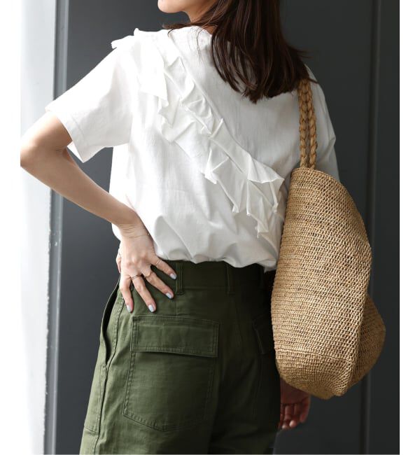 JOURNAL STANDARD relume「《WEB限定追加2》アシンメトリーフリルTEE」|Tシャツ・カットソー|