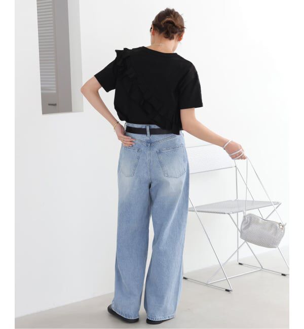 JOURNAL STANDARD relume「《WEB限定追加2》アシンメトリーフリルTEE」|Tシャツ・カットソー|