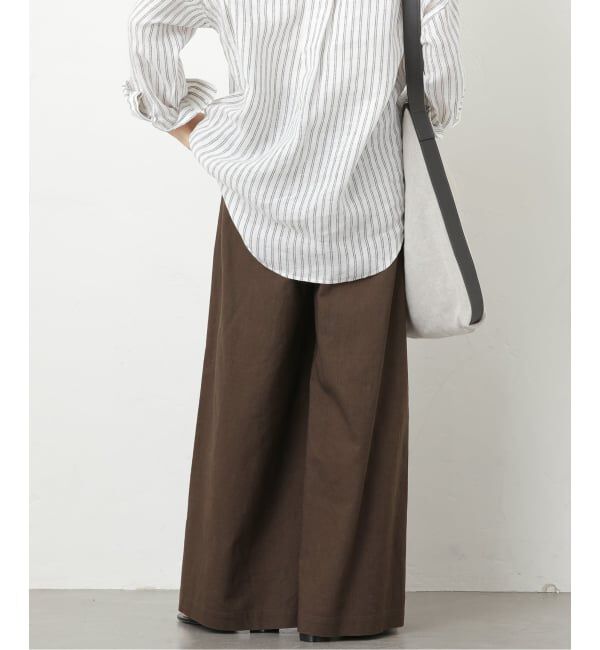 JOURNAL STANDARD relume「《追加3》リネンコットンワイドギャザーパンツ」|その他|