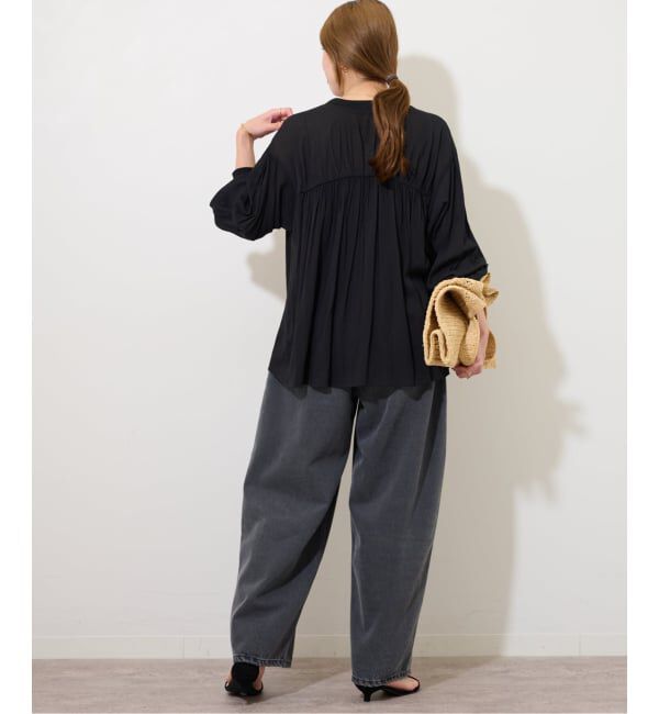 JOURNAL STANDARD relume「《追加5》T/R強撚ブラウス」|シャツ・ブラウス|