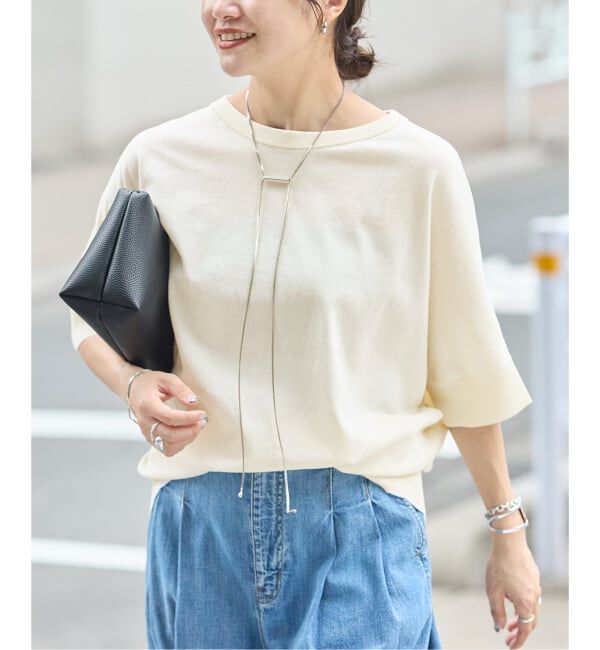 JOURNAL STANDARD「《追加2》【UVカット/洗える/接触冷感】WASHABLE COOL UV ドルマンプルオーバー」|ニット・セーター|ナチュラル