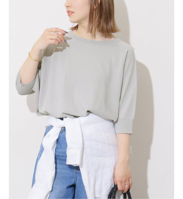 JOURNAL STANDARD relume「《追加3》接触冷感 / ウォッシャブルクールドルマンプルオーバー」|ニット・セーター|