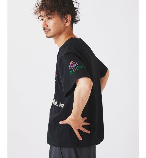 JOURNAL STANDARD relume「《予約》タイランド ハンドステッチ 刺繍 Tシャツ」|Tシャツ・カットソー|