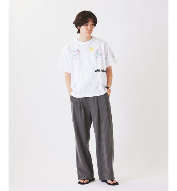 JOURNAL STANDARD relume「《予約》タイランド ハンドステッチ 刺繍 Tシャツ」|Tシャツ・カットソー|