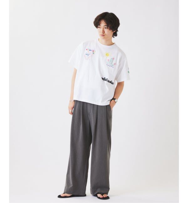 JOURNAL STANDARD relume「《予約》タイランド ハンドステッチ 刺繍 Tシャツ」|Tシャツ・カットソー|