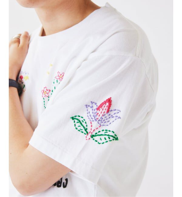 JOURNAL STANDARD relume「《予約》タイランド ハンドステッチ 刺繍 Tシャツ」|Tシャツ・カットソー|