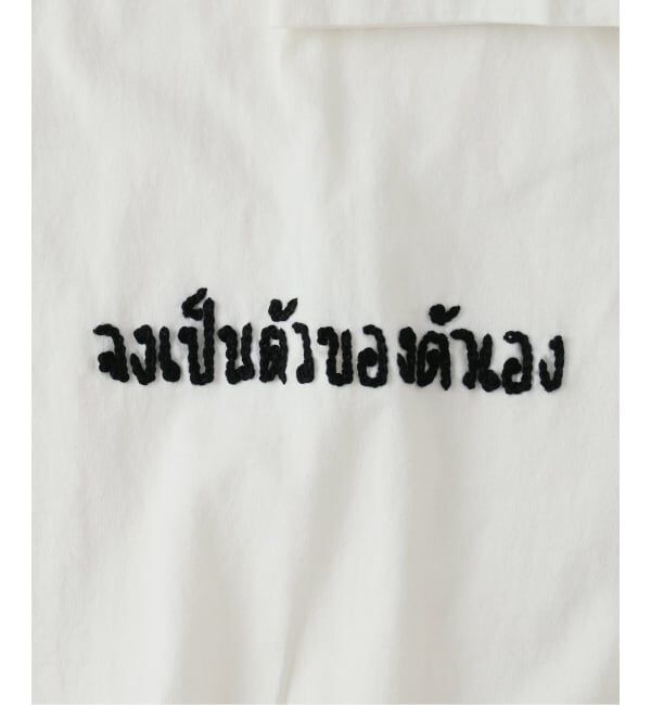 JOURNAL STANDARD relume「《予約》タイランド ハンドステッチ 刺繍 Tシャツ」|Tシャツ・カットソー|