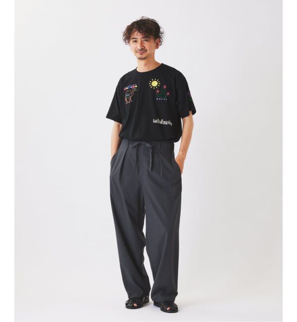 JOURNAL STANDARD relume「《予約》タイランド ハンドステッチ 刺繍 Tシャツ」|Tシャツ・カットソー|