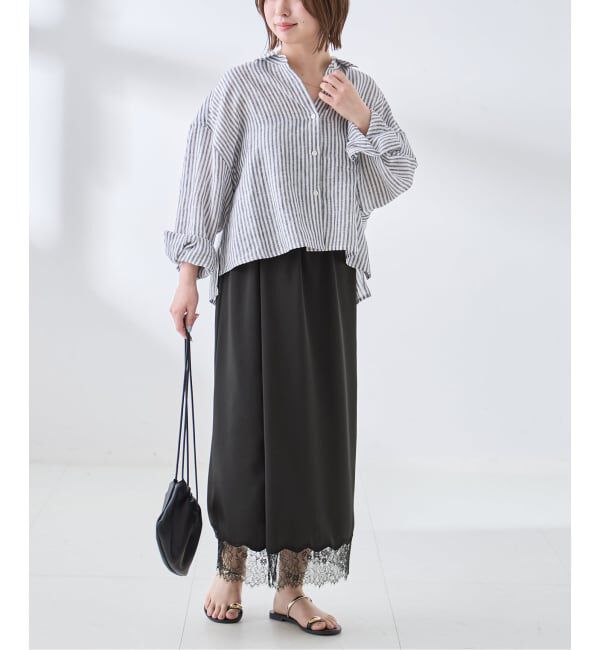 journal standard L'essage「サテンレーススカート」|スカート|