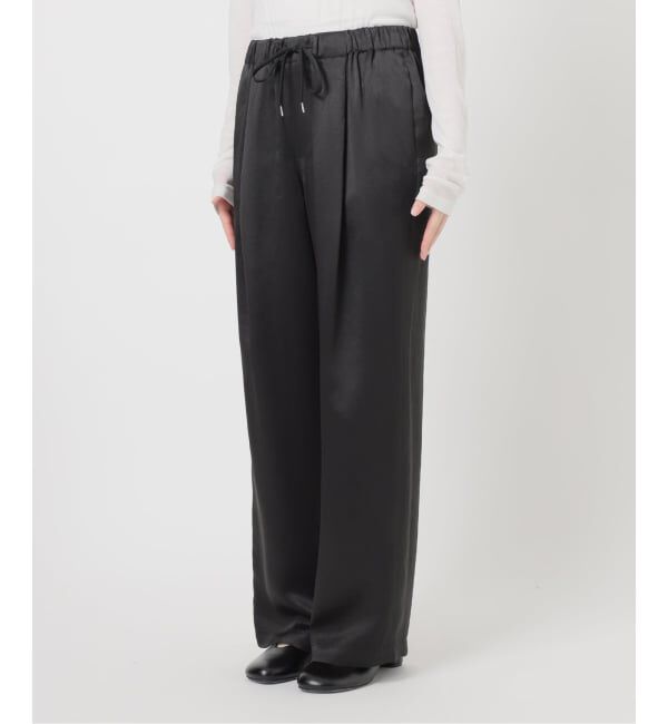Spick and Span「《WEB限定 / 追加》ワッシャーサテンイージーパンツ」|その他|