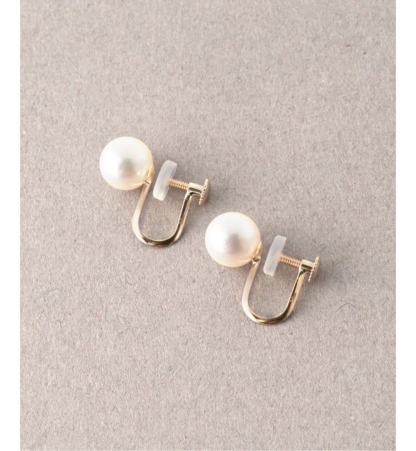 Lilas by Spick&Span「《WEB限定》アコヤパール7mmイヤリング K10（両耳）」|イヤリング|