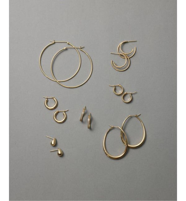 Spick and Span「《WEB限定》【SAMH by LILAS】ドロップピアスK18GP（両耳）」|ピアス|